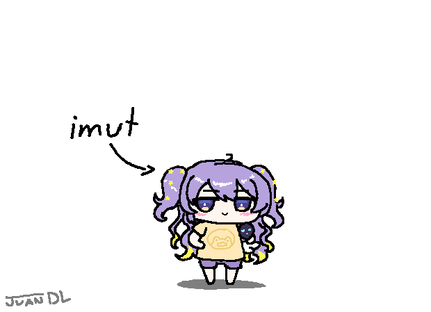 ムーナ(ホロライブ) 「kecil Moona#HoshinovArt 」|Canned Juan | comms fullのイラスト