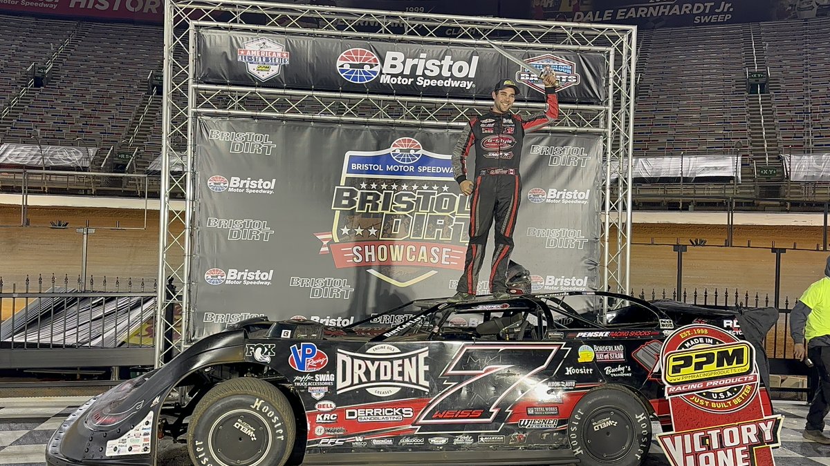 Ricky Weiss is no stranger to Victory Lane here!  He's your American All-Star Series Feature Winner!

#ItsBristolBaby #ItsDirtBaby #BristolDirtShowcase