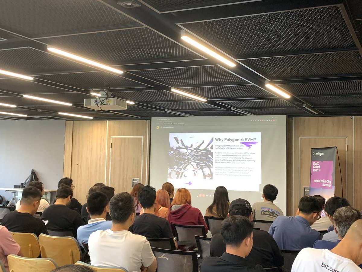 PolygonGuildHCM's tweet image. A very good presentation from Tony for Polygon 

#DevXGlobalTour #ZKevem #PolygonId