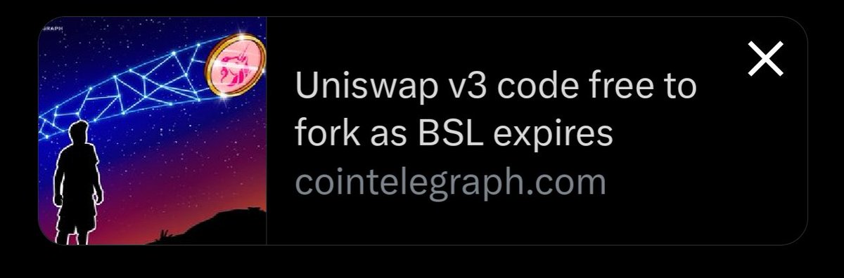 There's potential that #PLSX could get Uniswap V3 ability in the future.

Its business license has expired today so anyone can copy its code and add on top.

This is huge for all of defi. Defi is mostly just decentralized trading.
Pulsex is the heart of the Pulsechain Network as