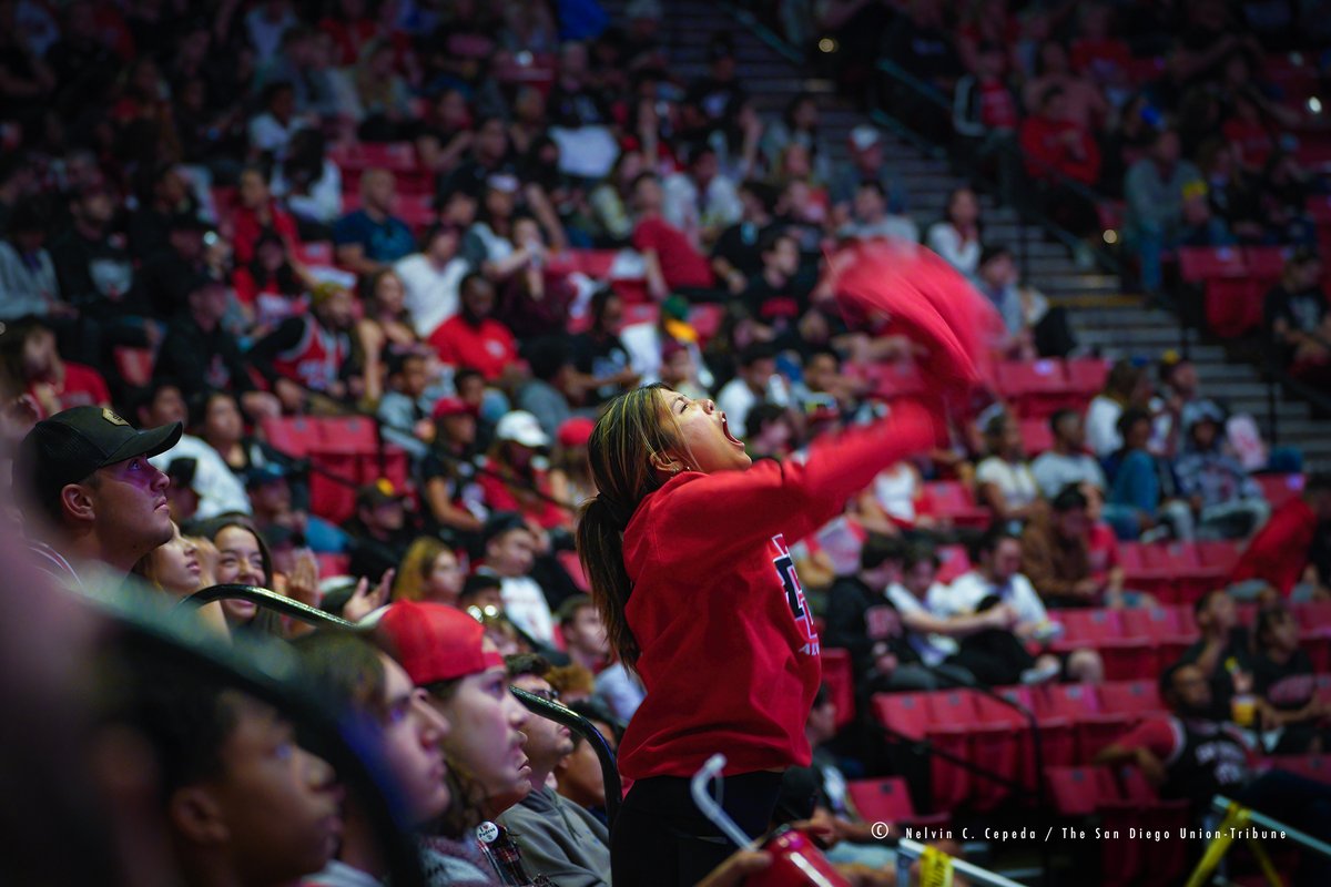 NelCepeda's tweet image. Aztecs’ win thrills fans at Viejas Arena and throughout the city #SDSUAztecs #SDSUAlumni #FinalFour #FinalFour2023 #SanDiego