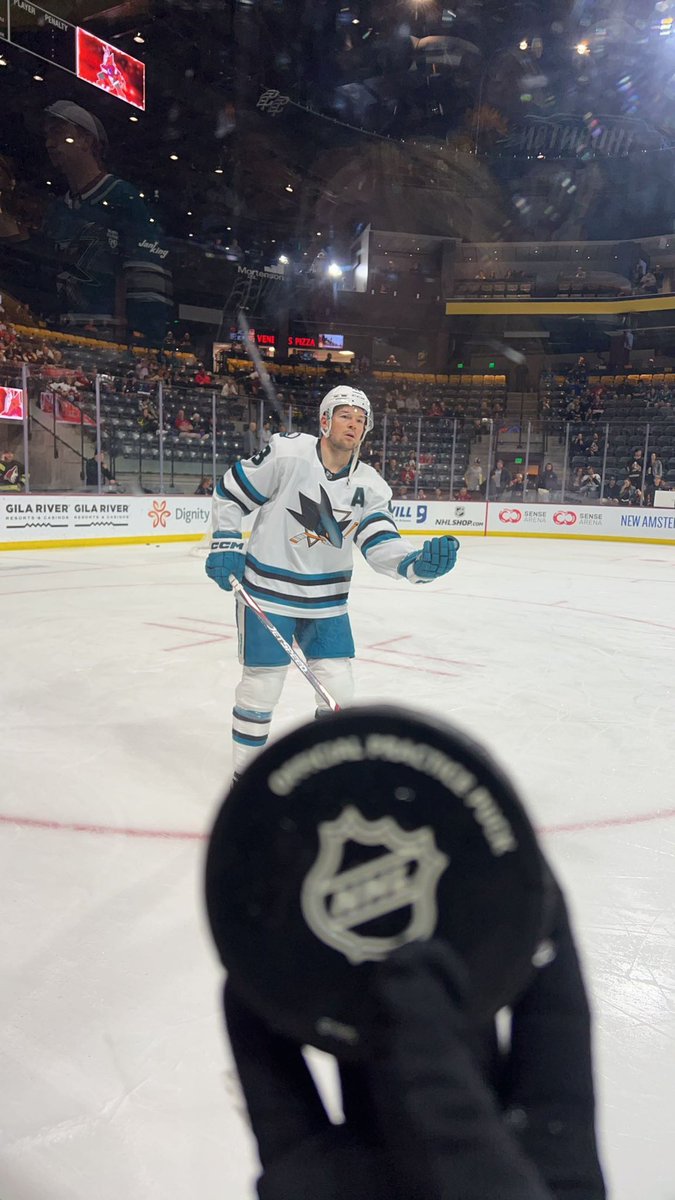 Jraye16's tweet photo. @TomasHertl48 thanks for the puck during warm ups 🫶 how can I get it signed?

@SanJoseSharks https://t.co/yyRfLrWvr5