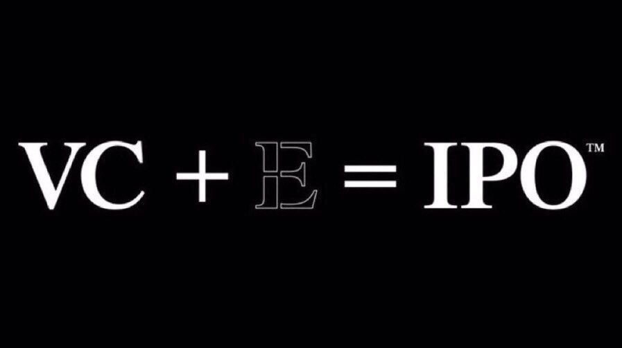 VCEIPO's tweet photo. VC + E = IPO™️ https://t.co/0ZonZDwKFF