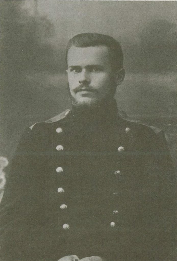 У форме жаўнера 188-га палка 47-й пяхотнай дывізіі, дзе вучыўся на фельчара пры вайсковым шпіталі. Саратаў, 1911 #drazdovic #mastactva