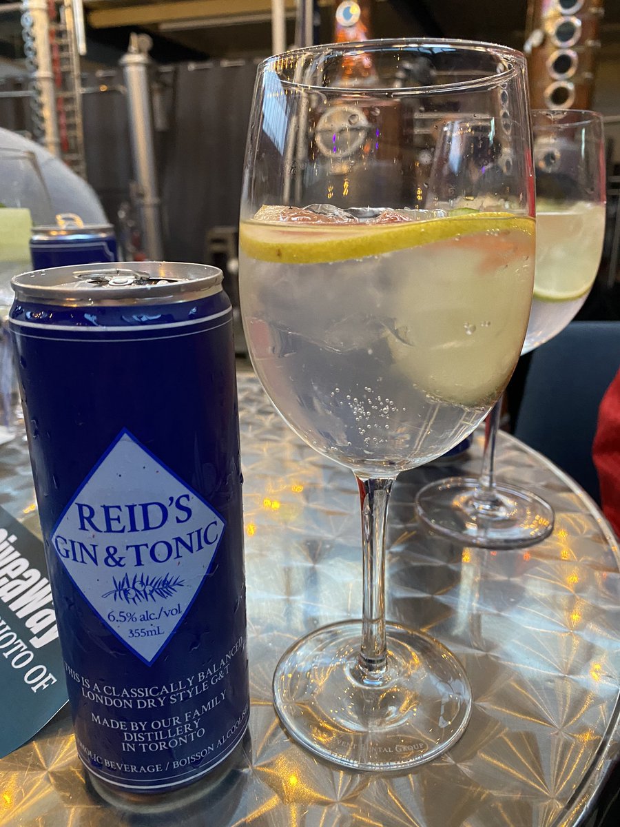 <a href="/ReidsDistillery/">Reid's Distillery</a> Wonderful party with the best staff, beautiful music by <a href="/AlexanderBirdy/">Alex Bird</a> and Canadian gin. #ReidsGinTonic #Toronto #AprilFoolsDay #cocktails #Canada #fun #drinks