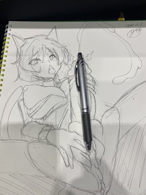 スケブでサーニャんを描いたぞ 