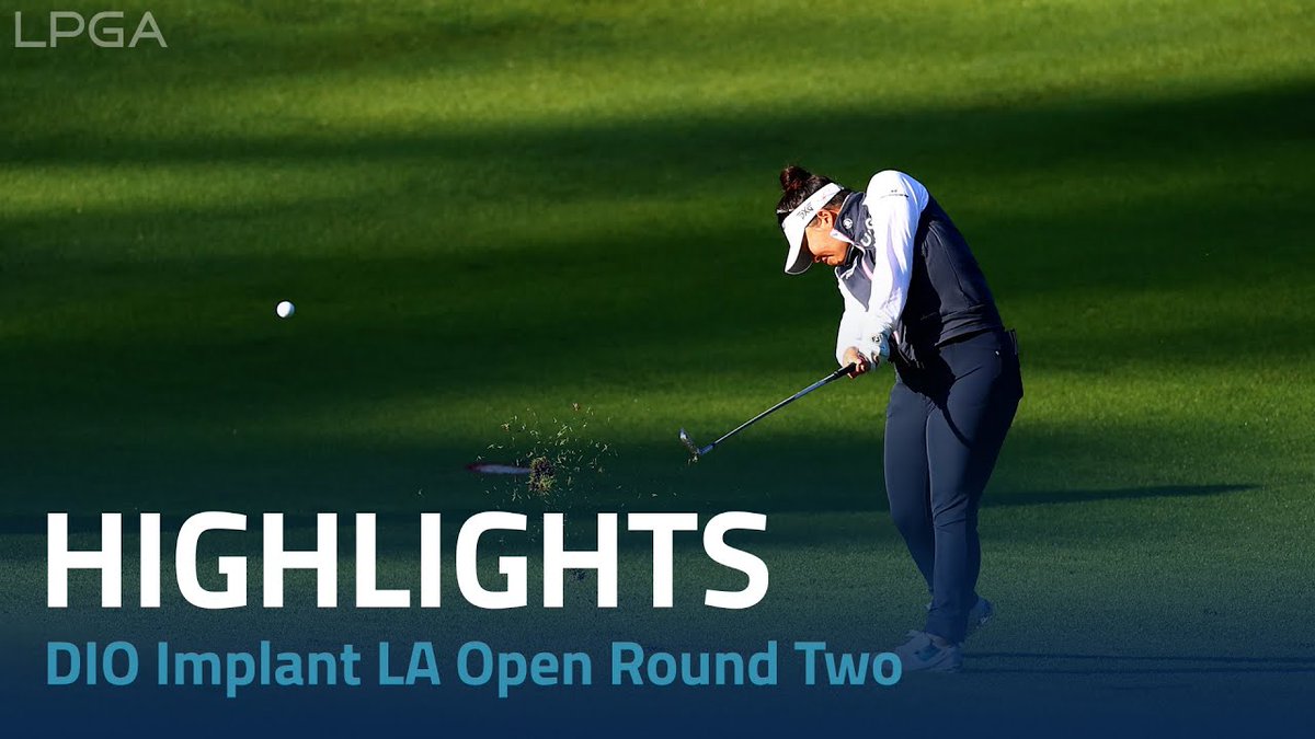 FoGOLF's tweet photo. Second Round #Highlights | 2023 #Dio #Implant LA #Open
https://t.co/xEKBj8J5Kf
#ApproachShot #DIOImplantLAOpenRound2 #GolfLady #GolfLadyVideos #GolfLadyVlog #GolfLadyYouTube https://t.co/PJg3KsVr9H