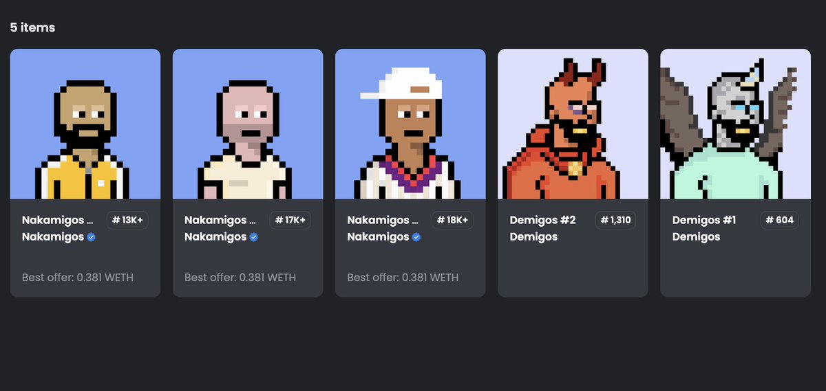 Demigosnft's tweet photo. Which one is your favourite @Nakamigos? They are all being given away (see tweets below 👇)

#Demigos #Nakamigos #Giveaway https://t.co/57xMbtq4fB