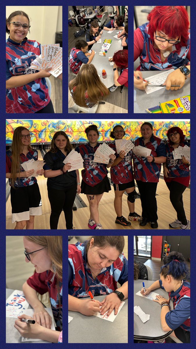Making cards for the Veterans before practice. ❤️🤍💙🇺🇸#thankyouforyourservice