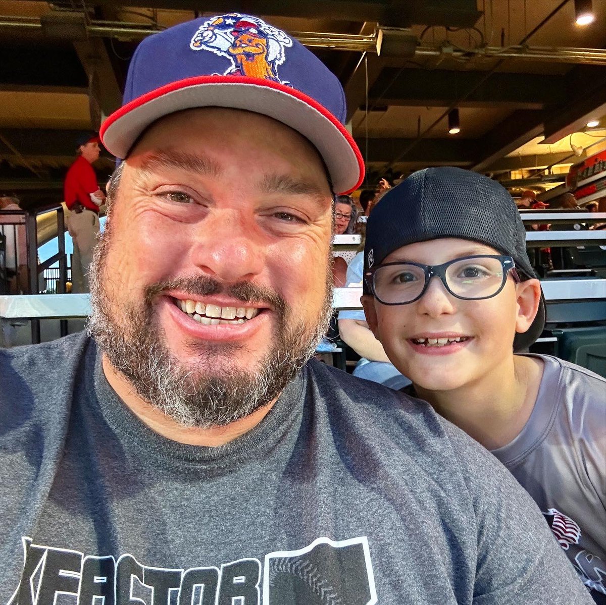 TexasBucketList's tweet photo. An amazing day of playing baseball followed by an amazing evening of watching the Round Rock Express play baseball! Such an incredible environment to watch the game!  And fireworks! #thetexasbucketlist #baseball #openingweekend #express #fireworks #fathersontrip https://t.co/ItdyJoYTMG
