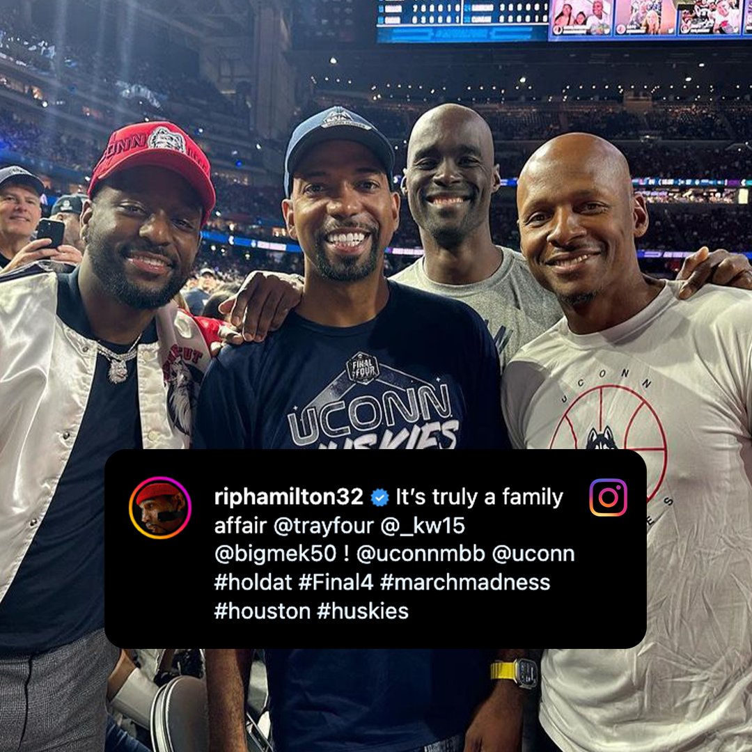 ESPNNBA's tweet photo. UConn greats 🐺

(📸 @RipHamilton32) https://t.co/C6QTxDyh1r