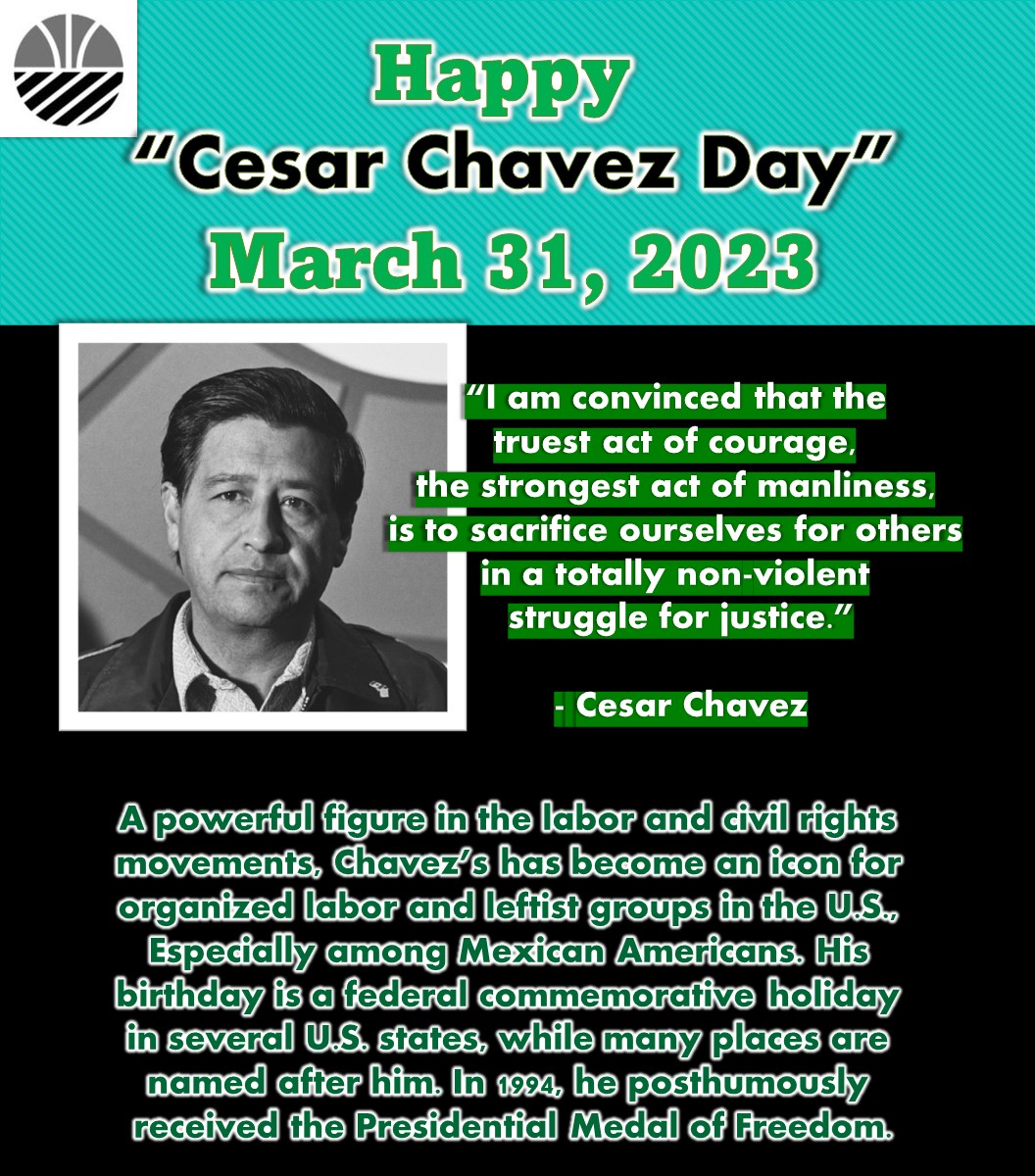 Chavez followed the tactics of #nonviolentresistance practiced by #MahatmaGandhi & #MartinLutherKingJr. He also founded the NFWA, or the United Farm Workers of America & won victories to raising pay & improving conditions for farm workers in the late 1960s & 70s. #PHIZ #PHIZNews