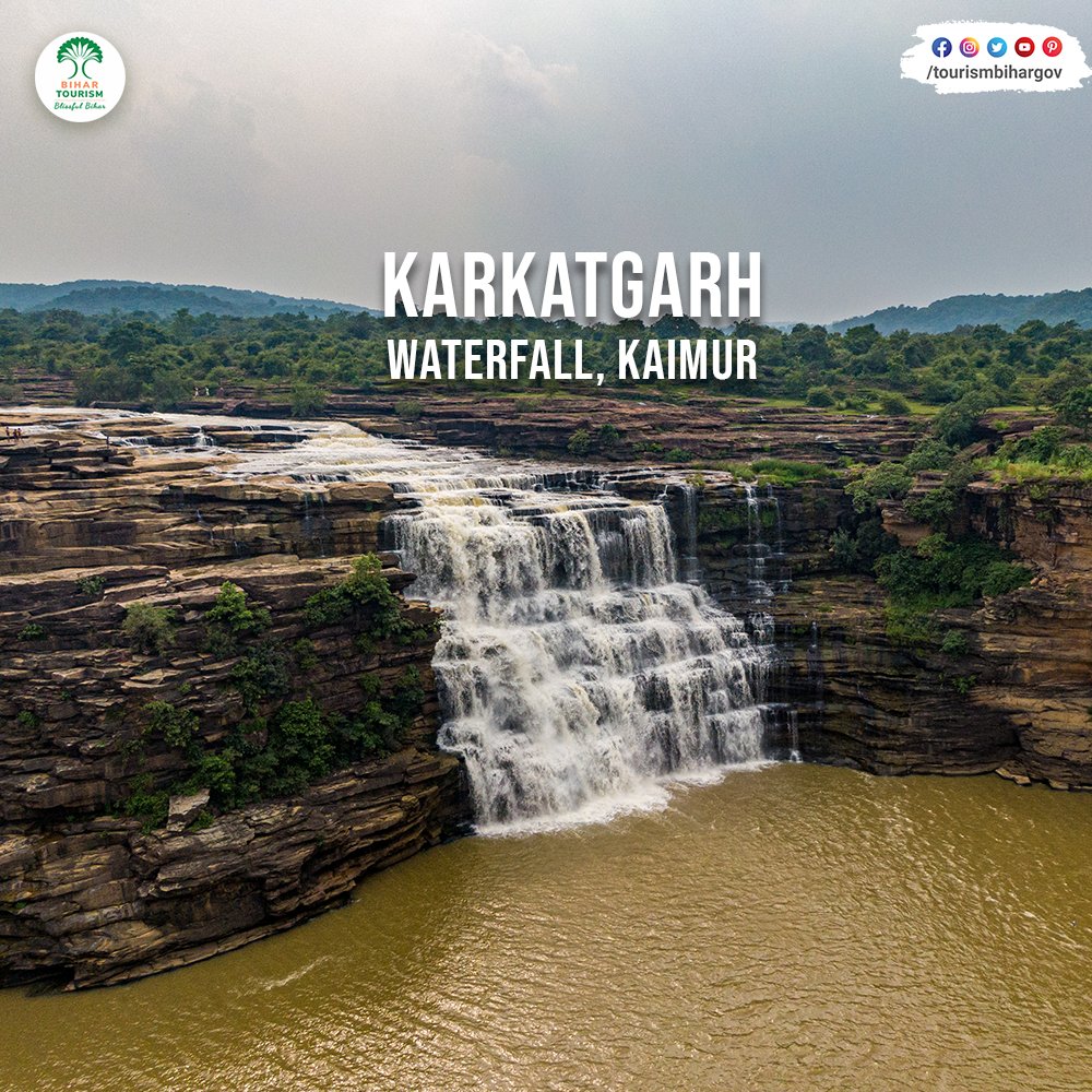 TourismBiharGov's tweet photo. Did you know #Bihar is home to several #waterfalls, another #hiddengem waiting to be explored? Add these stunning waterfalls to your bucket list and experience the refreshing water, lush greenery, &amp; serene surroundings.

#HiddenGemsofBihar @AbhaySinghIAS  @yadavtejashwi https://t.co/sAjTbU0Hvk