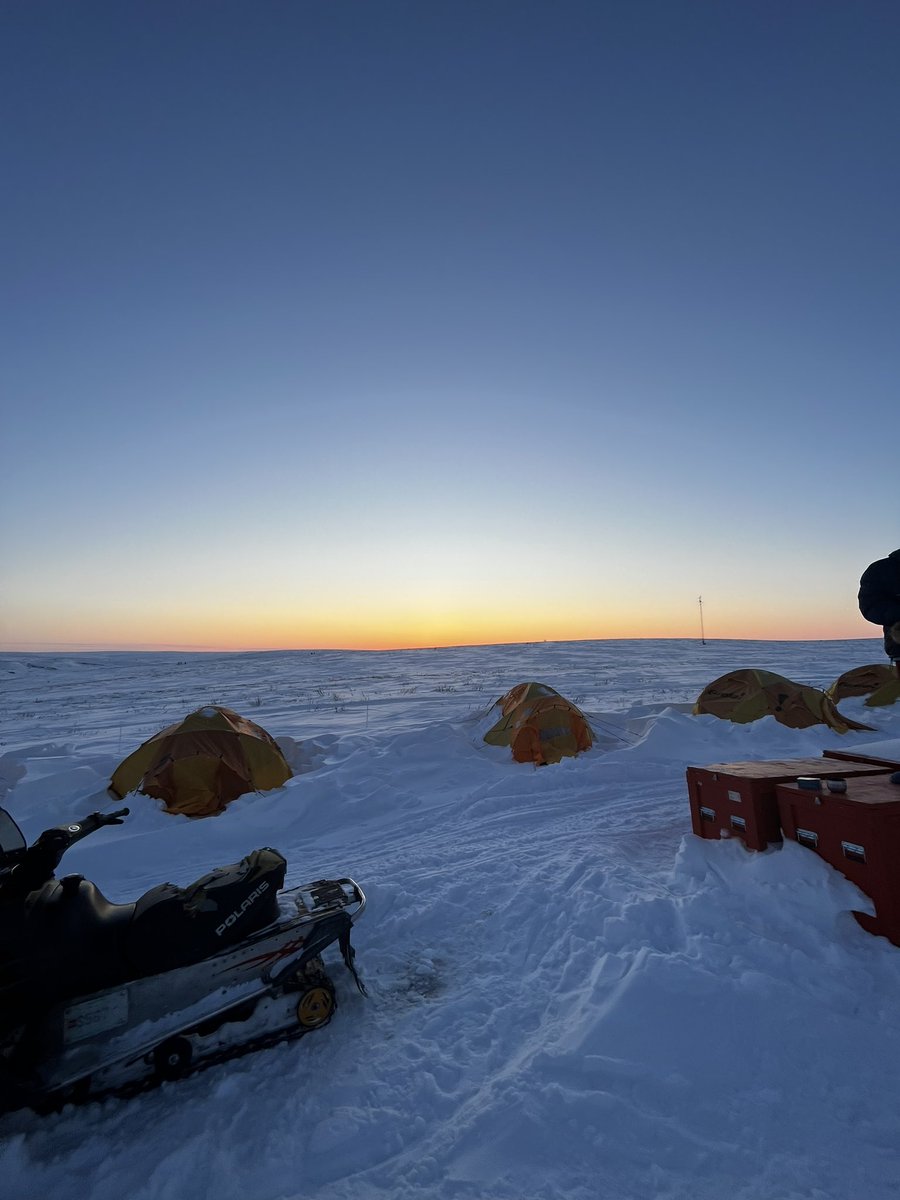GJ_Woolley's tweet image. The final sun sets on Trail Valley Creek, big thank you to everyone for an amazing field season ❄️