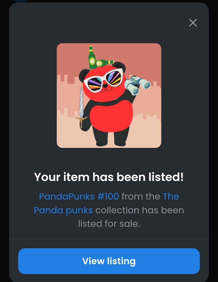 nfts_kid_2023's tweet photo. Just #minted 100th #nft  in the #opensea now in the #auctions so #hunt your #panda from #pandapunks #get your #punks in your #nftgallery 

Link 🔗- https://t.co/ZbbYhvYid8

#NFTs #art #digitalart #cryptopunks #punk #ETH #Polygon #cryptoart #blockchain #nftsales #NFTCommunity https://t.co/geEsEvvIbx
