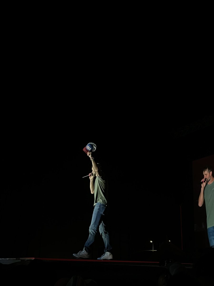 emschultz3's tweet photo. My future wife just designed and programmed the lighting for Walker (freakin) Hayes!!! @walkerhayes @bootsinthepark I love you. https://t.co/vd7cPQCz5a