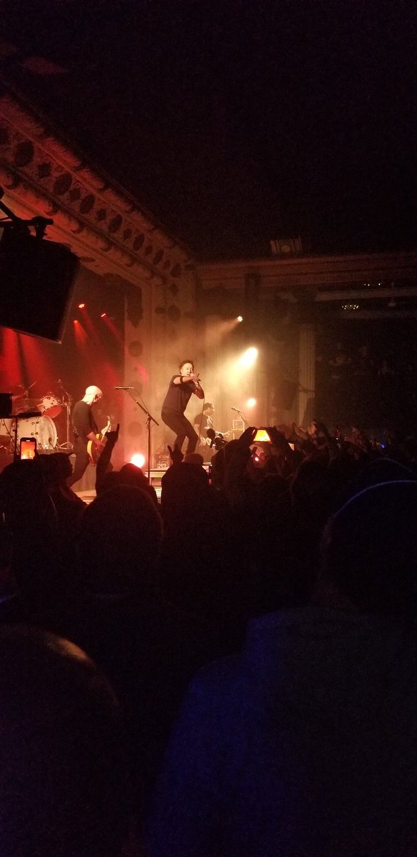 Hanson4Illinois's tweet photo. @DanteTheDon @riseagainst @MetroChicago Fast. Loud. Fierce! Chicago. First in line to speak up and fight.  Thank you for a memorable performance. 🙏 @riseagainst #KeepPushing 
#NeverGiveUp 
#neededthat https://t.co/hNfpXOF7Y0