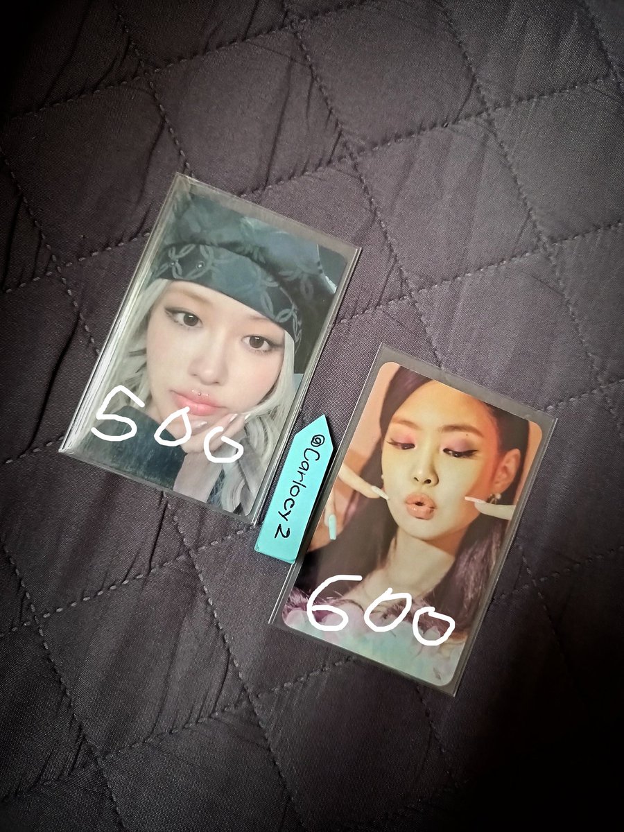 carlocy2's tweet photo. Wts lfb ph

Beretsé set

Beretsé and Jennoot
💸: 1100 set only

•| Strictly sold as a set
•| Mint condi except (beretsé 9.5)
•| Prio payo
•| Can look for kahati^^

🏷 blackpink bornpink lisa jennie rosé jisoo beretsé rosé jennoot noot noot the album 4+1 icecream https://t.co/PROAsBmv9c