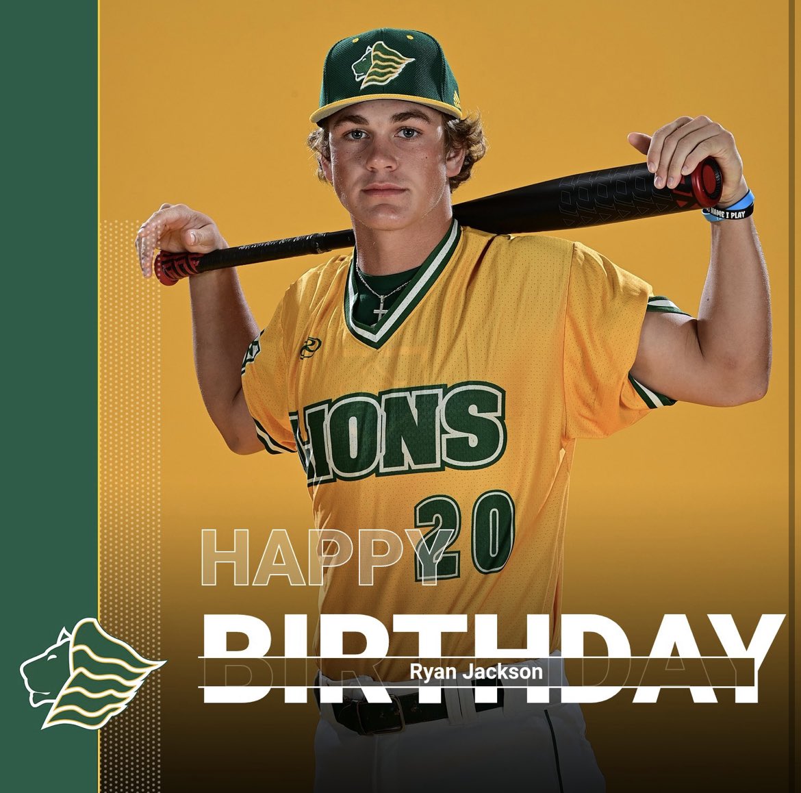 Happy 19th Birthday to Freshman Catcher Ryan Jackson , enjoy the day Ryan !!