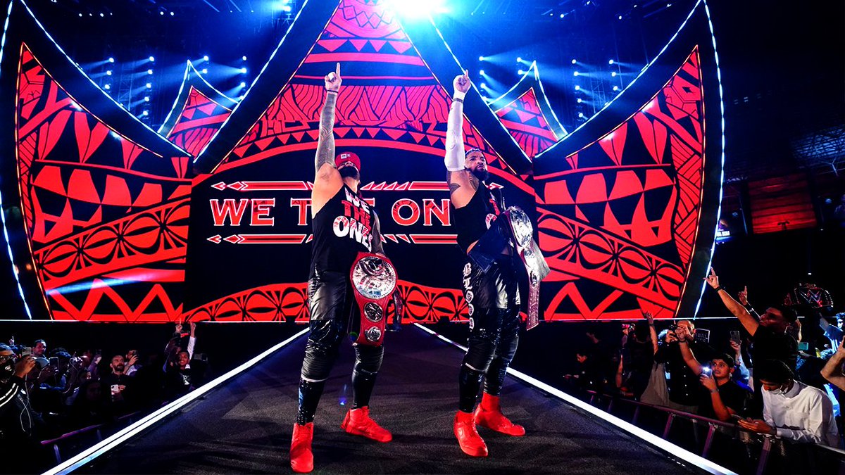 ibeastIess's tweet photo. The longest tag team reign of all time. The best tag team reign of all time. The greatest tag team of all time deservingly ending in the main event of WrestleMania.

Thank you, Usos. The Ones. ☝️ https://t.co/3fl11fDZew