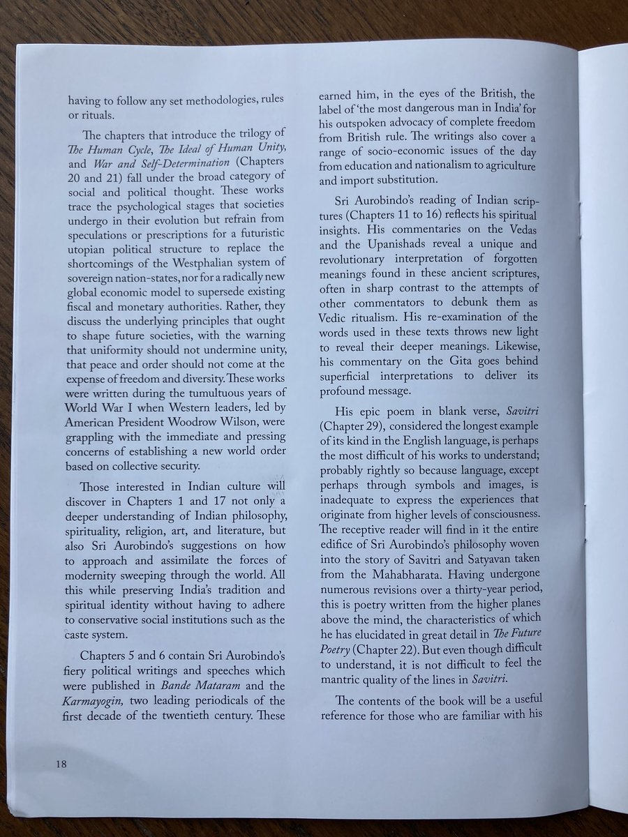 gchikermane's tweet photo. “Reading Sri Aurobindo provides keys to unlock the deep mysticism of his texts, gives clues to decrypt his language, and presents a roadmap to navigate the vast ocean of his writings.”

— Gautam Chatterjee reviews our book (co-edited with @devdip) in SABDA. https://t.co/DIn5DZW0ZY