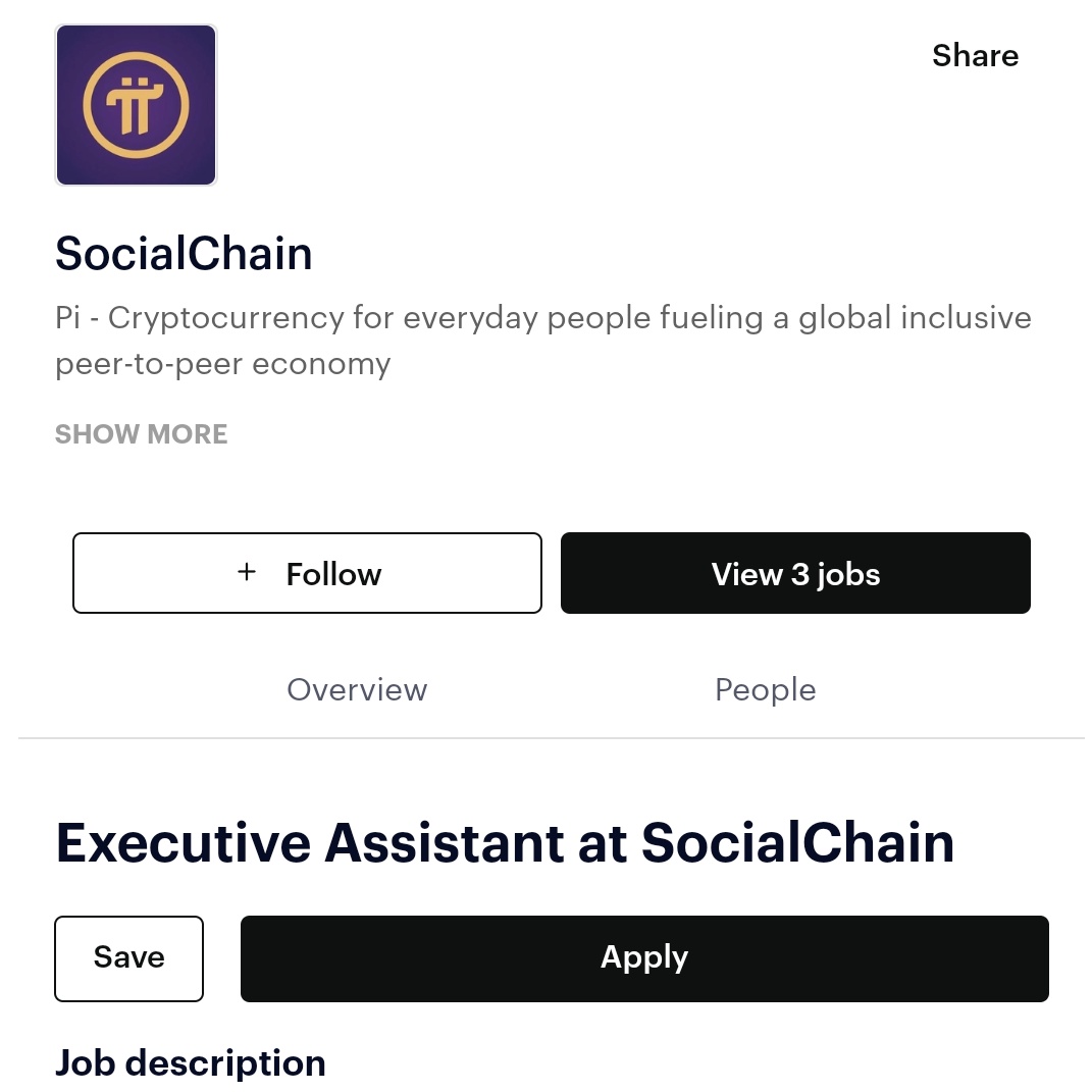 📢Social Chain (@PiCoreTeam) Pi Network has a new job opening and is  looking for an administrative assistant for two of its executives.  Outstanding elites are welcome to apply.🙋🏼‍♂️🙋🏼‍♀️⚡ Application link:  https://t.co/SldXv899Rw About