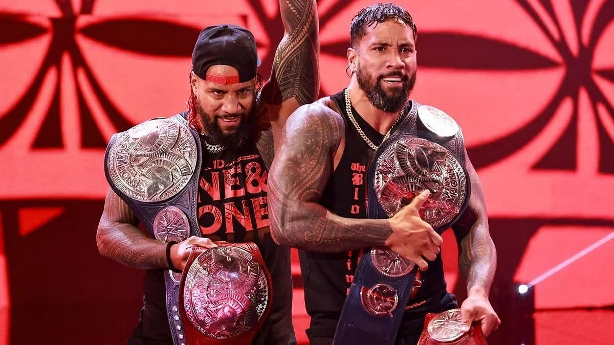 WrestlingHumble's tweet image. To think that the Usos were always on the pre shows of most of the PPVs early on in their career and tonight they went out there and main evented a Wrestlemania. They've come a long way.