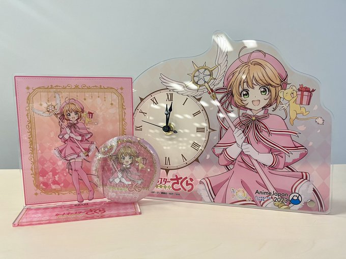 #AJ2023 #AnimeJapan #ccsakura オフィシャルグッズ販売中！￣￣￣￣￣￣￣￣AJ10周年記念グ