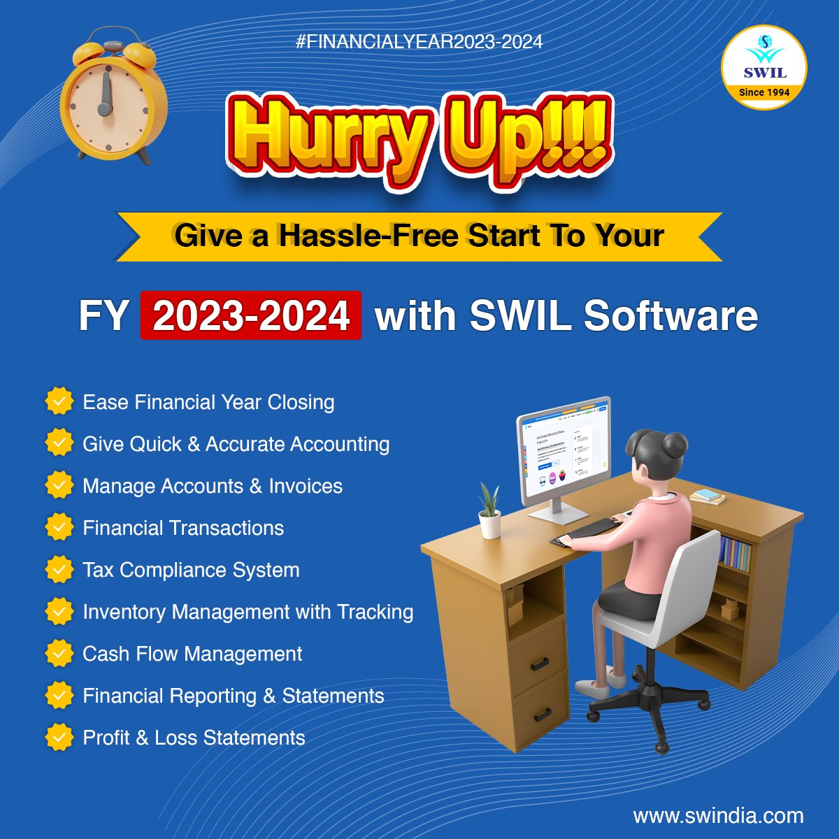Retailgraph's tweet photo. Switch to #SWILsoftware this #financialyear and enjoy all the features and free your #business from #outdated and cumbersome software💻
Visit👉https://t.co/QfQ1iaTnz9

#NewFinancialYear #FY2023-24 #RetailGraph #SwilERP #Unisolve #SoftwareSolutions https://t.co/bRnAimMXa5