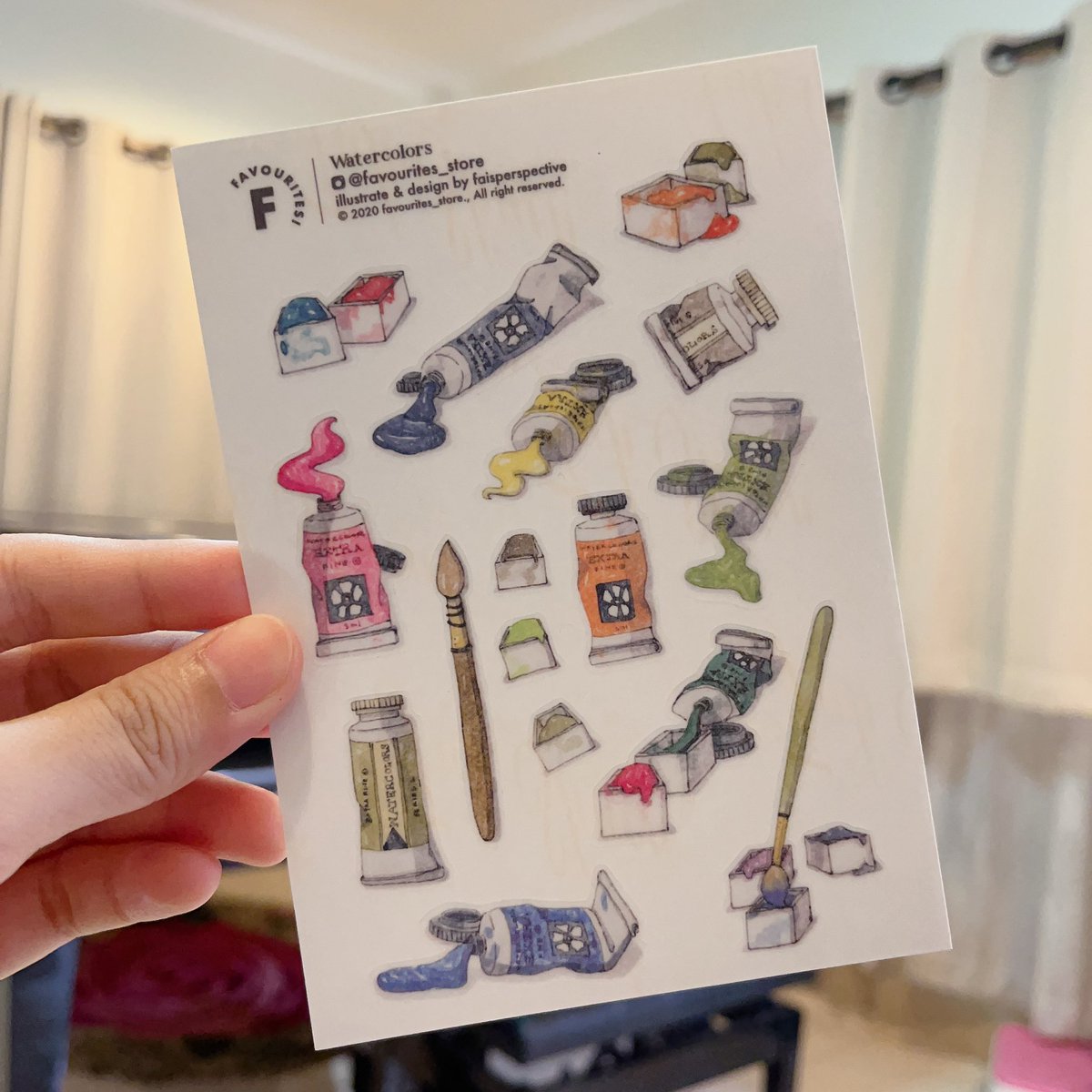 วิ้ดด ได้มาแล้ว น้องติ๊กเกอร์สุดคิ้วท์จาก <a href="/faisperspective/">✯ faisperspective ✯</a> 

น้องช่างดีงาม~~~ 
เนื้อสติ๊กเกอร์ดีมากๆ ลายสวยมากๆ
เจ้าของบอกว่าโดนน้ำได้ แกะออกก็ไม่ทิ้งคราบกาว ไอเริฟ 

ปล. ค่าตัวน้องจิ๋วเราได้โปร 3 แผ่น 100 บาท ส่วนแผ่นใหญ่กว่า 45 บาทฮับผม เป็นเนื้อคนละแบบ