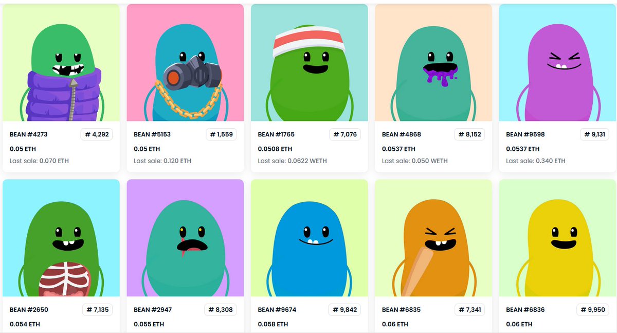 Beans_Holder's tweet photo. You have .25 #ETH 

Build your squad:

@BEANS_nfts Floor rn.

https://t.co/fLQrBFxO2A https://t.co/lC9RjoBDKD