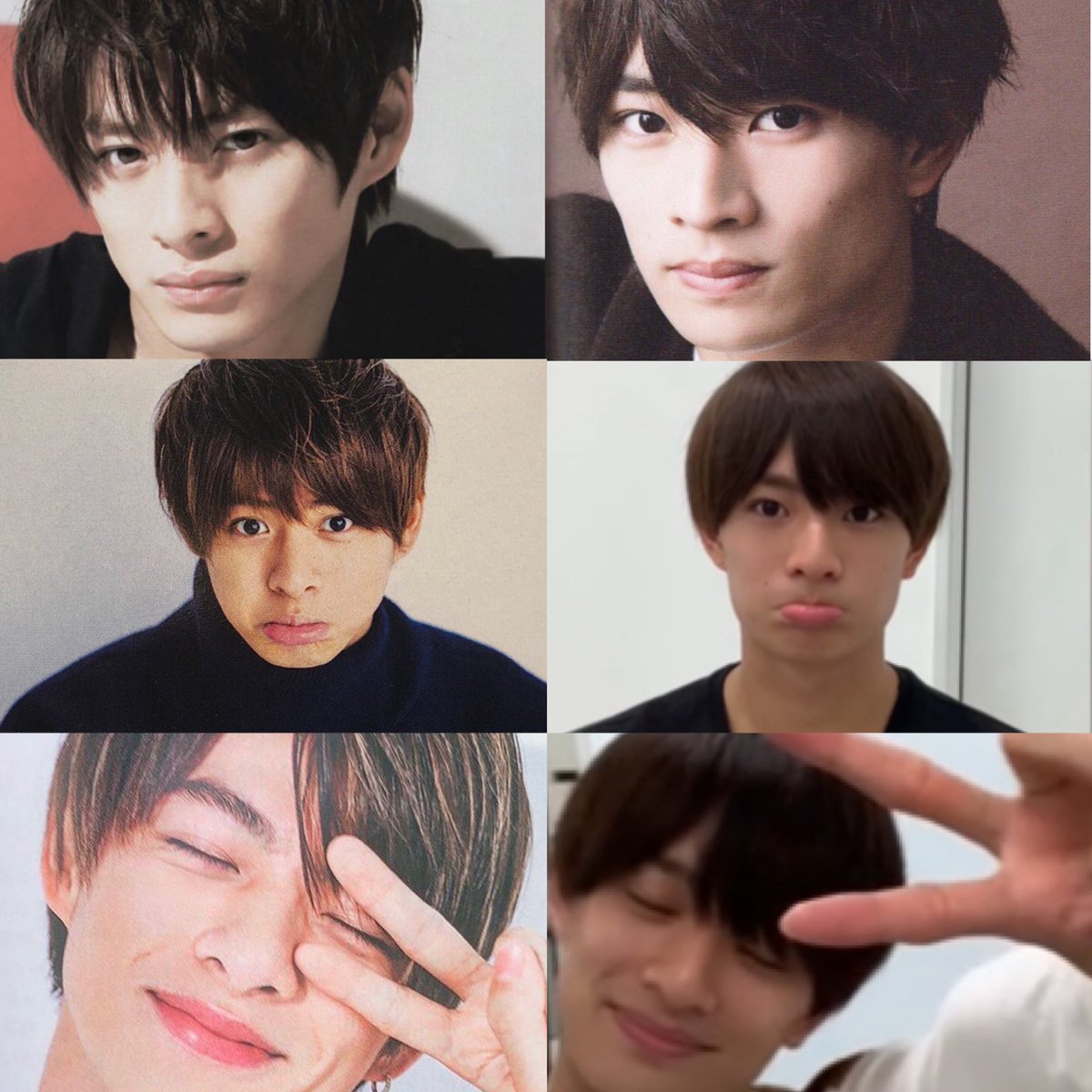 ま 平野紫耀 浮所飛貴 顔そっくりさん」ランキング 1 平野紫耀x浮所飛貴(119票) 2 山田涼介x