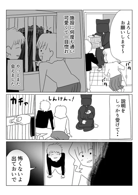 我が家に迪ォちゃんをお迎えした一日のエッセイ漫画です。

↓続きはこちらから

「【漫画】我が家に迪ォがやってきた!(作:逆襲)」 https://t.co/64CN5V9LNJ 