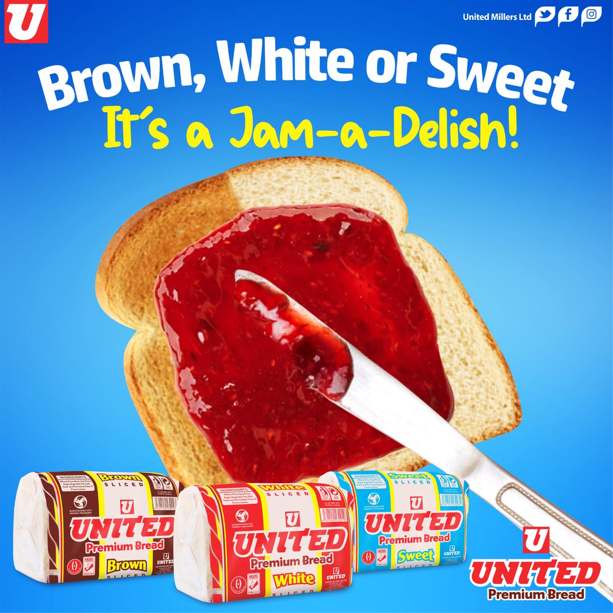 unitedmillers's tweet image. Start your Sunday right with United premium bread and delicious jam!🍞😋

Soft and fluffy texture that makes your taste buds ask for more.👌

Grab yours at a duka near you! 

#UnitedMillers #UnitedPremiumBread #SundayBreakfast #JamLover