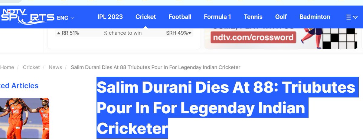 Pathetic slide in #NDTV standards. Shameful that apart from the great cricketer's name, ordinary words too have been misspelt!
@bcci @icc @ESPNcricinfo @SonySportsNetwk @StarSportsIndia @ipl @indianplayers #AdaniEffect