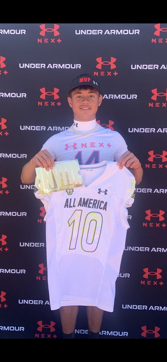 Ace Amina 2028 (@ace_amina) on Twitter photo All glory to God 🙏🏽💯MVP to <a href="/UnderArmour/">Under Armour</a> Combine & invite to UA Bowl Game 🔒<a href="/CoachJuneJones/">June Jones</a> <a href="/vinnypassas/">vinnypassas</a> <a href="/CoachCBhawaii/">Chris Brown</a> <a href="/BishopGormanFB/">Gaels Football</a> <a href="/CoachTimmyChang/">Timmy Chang</a> <a href="/QBHitList/">QBHitList.com</a> <a href="/VaBranch/">Shéva “Coach Va” Branch</a> <a href="/bradodom/">Coach B.O.</a> <a href="/Coach_Odom/">Barry Odom</a> @Champs_LLC <a href="/CoachAArceneaux/">Anthony Arceneaux</a> <a href="/CoachStutzmann/">Craig K. Stutzmann</a> <a href="/LincolnRiley/">Lincoln Riley</a> All glory to God 🙏🏽💯MVP to <a href="/UnderArmour/">Under Armour</a> Combine & invite to UA Bowl Game 🔒<a href="/CoachJuneJones/">June Jones</a> <a href="/vinnypassas/">vinnypassas</a> <a href="/CoachCBhawaii/">Chris Brown</a> <a href="/BishopGormanFB/">Gaels Football</a> <a href="/CoachTimmyChang/">Timmy Chang</a> <a href="/QBHitList/">QBHitList.com</a> <a href="/VaBranch/">Shéva “Coach Va” Branch</a> <a href="/bradodom/">Coach B.O.</a> <a href="/Coach_Odom/">Barry Odom</a> @Champs_LLC <a href="/CoachAArceneaux/">Anthony Arceneaux</a> <a href="/CoachStutzmann/">Craig K. Stutzmann</a> <a href="/LincolnRiley/">Lincoln Riley</a>