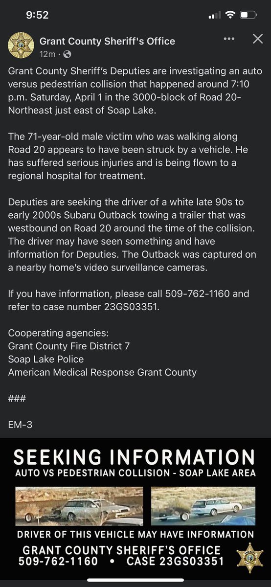 MBabak911's tweet photo. If y’all can pray for my grandpa I’d appreciate it. Someone hit him with a car and took off. He had to get airlifted to the hospital and isn’t doing so good. https://t.co/YHbXsjFFSm