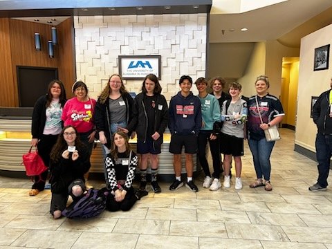StealthBeth's tweet photo. We enjoyed #ChargerCon @UAHuntsville today!
#MarioKart #Splatoon3 #MusicInGaming
Team members from both local high school Esports attended
#JCHS #BJHS
@BjhsEsports
#whereisJCHSEsportstwitteraccount ๐ณ๐ค๐คฃ
@SplatoonNA
@SplatoonJP @SplatoonNews @InkopolisNews
My girl LOVED it https://t.co/onnC3Leh3N