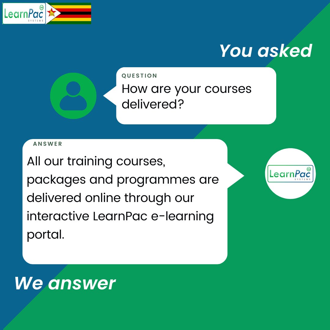 LearnPacZW's tweet photo. We provide answers to the most commonly asked questions.
Make sure to check out the FAQ posts every Sunday.
Make informed learning decisions with us!
#elearning #faq #youaskedweanswer #learnpacsystemszw #zimbabwe https://t.co/7DJdD3j3FP