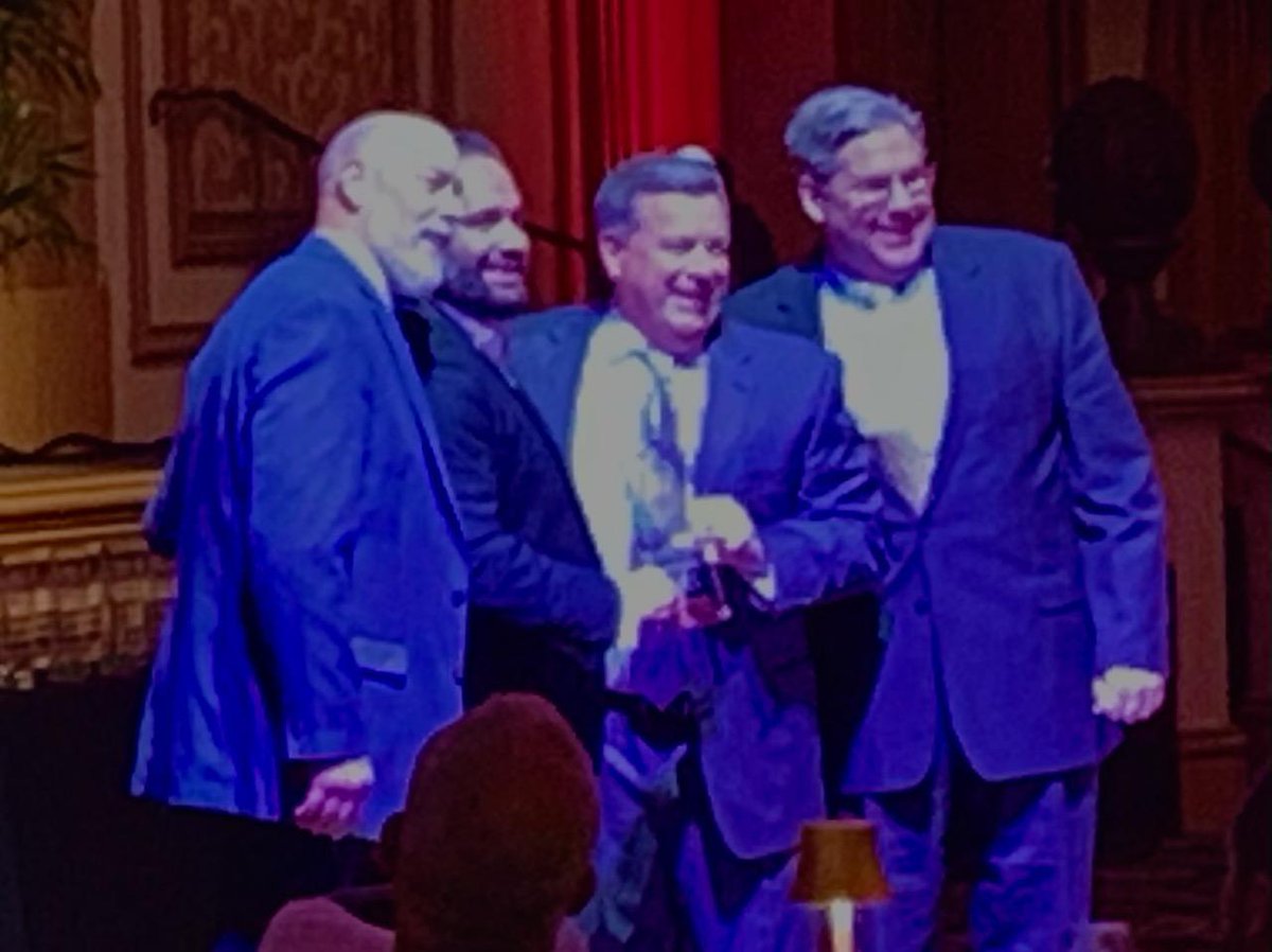 ElevatorModular's tweet image. The MEM Team getting an Award of Excellence and Runner Up trophy. #MBI #worldofmodular #modular #elevator