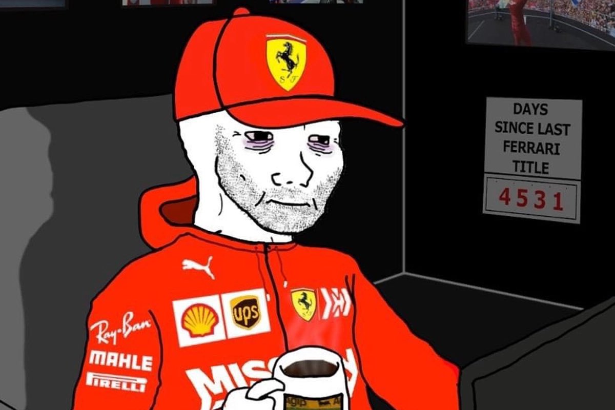 Megane_F1's tweet photo. 7h04 : Leclerc dans le bac à gravier. 

Déjà envie de mourrir 

 #AusGP #F1 https://t.co/Ibmd4G4Gpj