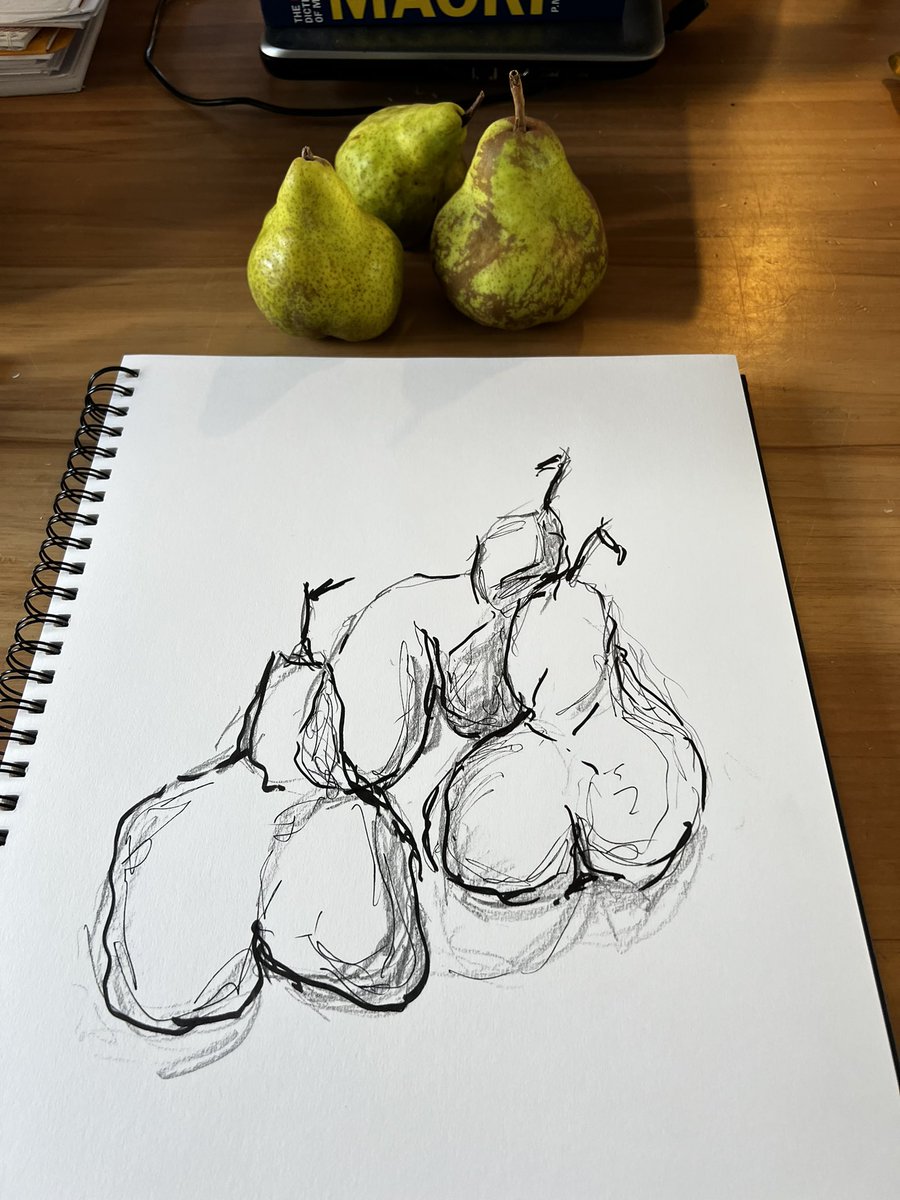 PencilInnCt's tweet photo. Three pears for Holy Week. https://t.co/Eao21veVo1