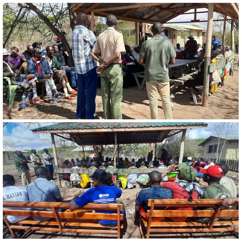 DANIELOLESAMBU's tweet photo. Hosted a team of community members from Loisaba and Nannapa conservancies, staffs from @nrt_kenya who are visiting the Amboseli Ecosystem on an experiential tour to @biglifeafrica to learn about our conservation efforts and community engagement. 
@aetkenya 
@kwcakenya https://t.co/ehQOkR6hJ6