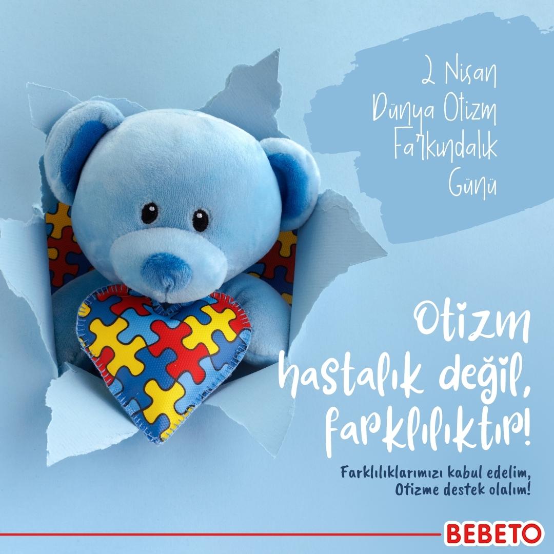 Dünya Otizm Farkındalık Günü!
Farklılıkları bu dünyaya çok şey katacak 
yeter ki farkında ve yanlarında olmayı bilelim. 
Daha güzel bir dünya için farklılıklarımızla bir aradayız. Farklı renkleriyle bütün çocuklar hep birlikte el ele. 

#Bebeto #2nisan #OtizmFarkındalıkGünü
