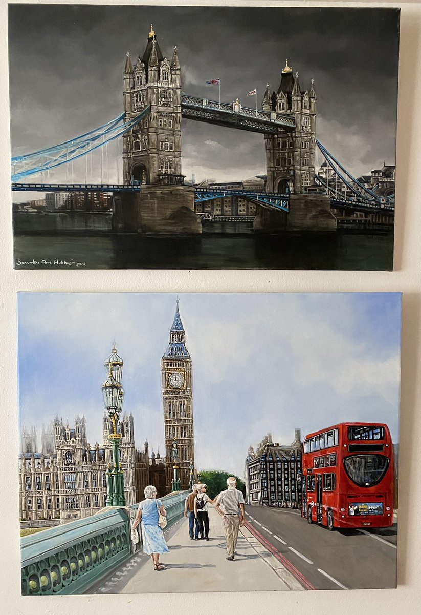 ARTSamantha's tweet image. Oil paintings #London original #art for #sale. #painting #westminster #towerbridge #bigben