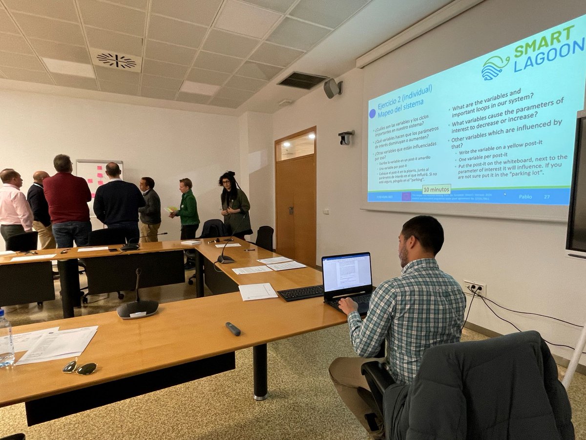 SMARTLAGOON's tweet photo. Are you wondering how SMARTLAGOON is actively engaging stakeholders in collecting issues and needs, and co-creating possible strategies to contrast the Mar Menor ecological crisis? Check out this post on our blog: https://t.co/Ek1jDaye0g https://t.co/pr4Jaqg1Vq