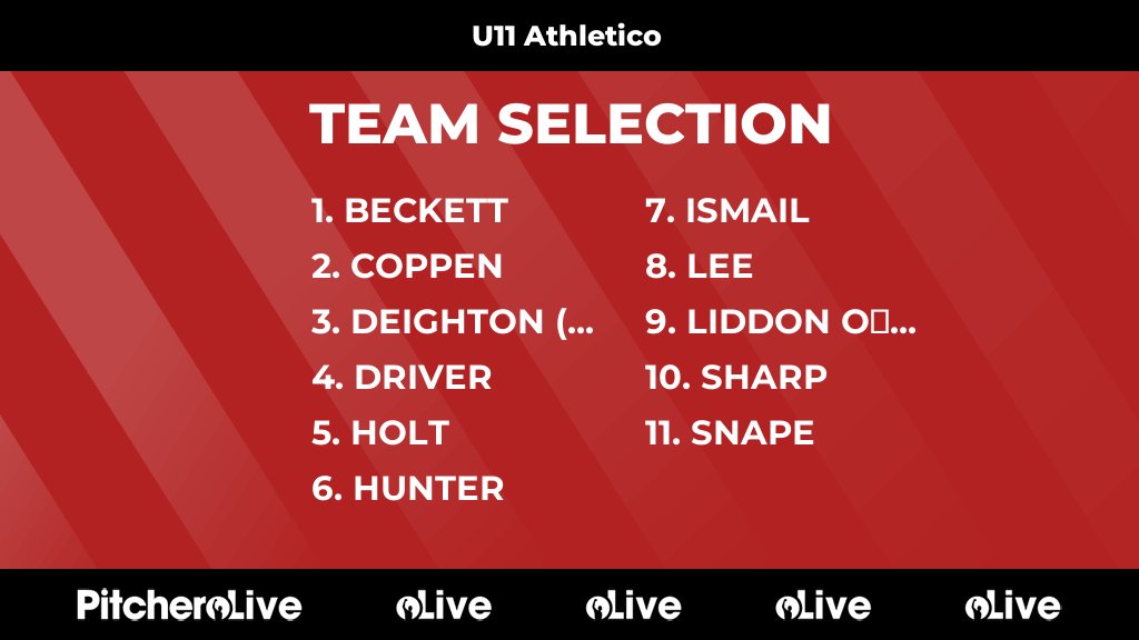 Today's U11 Athletico team selection #Pitchero bingleyfootball.co.uk/teams/269505/m…