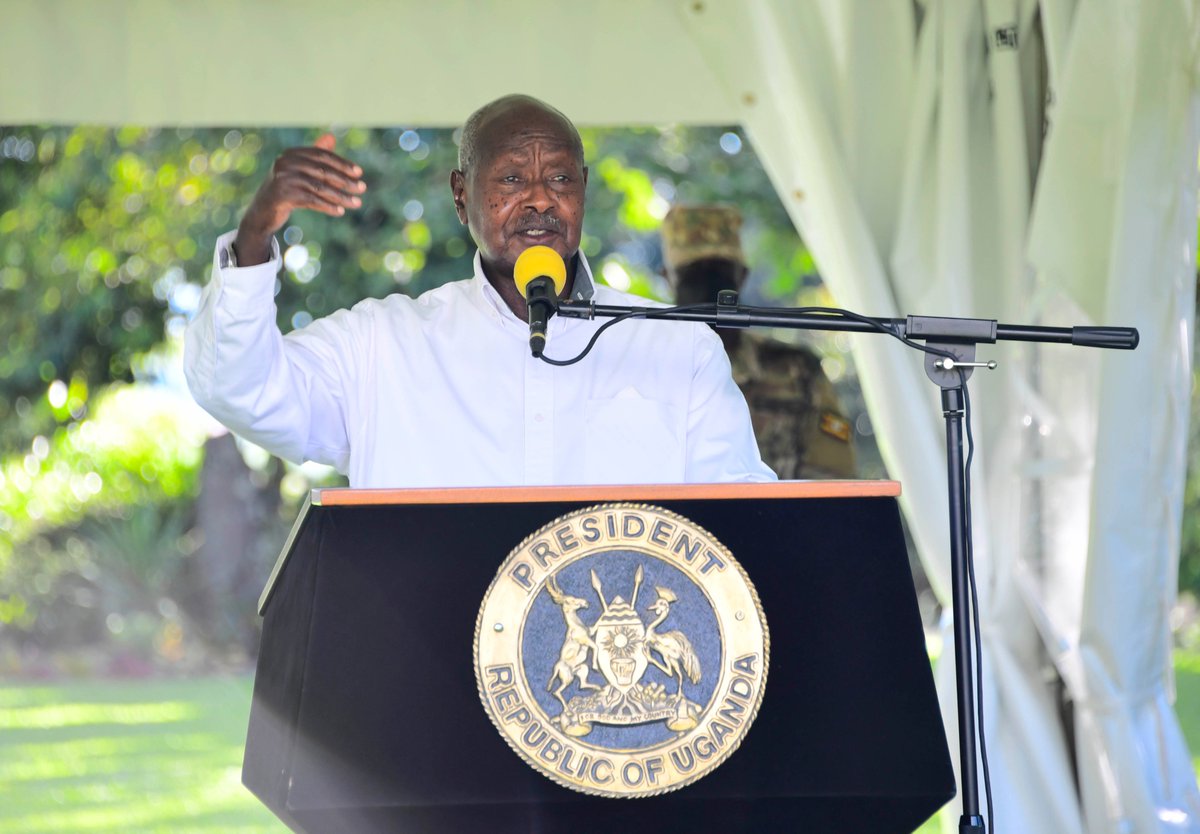 GovUganda's tweet photo. “If I kissed Janet in public, I will not win elections in Uganda. It shouldn’t even be done in the sitting room because children are there. Now here you are I am a homosexual, what are you trying to show?”- @KagutaMuseveni https://t.co/o47Aegkfvo