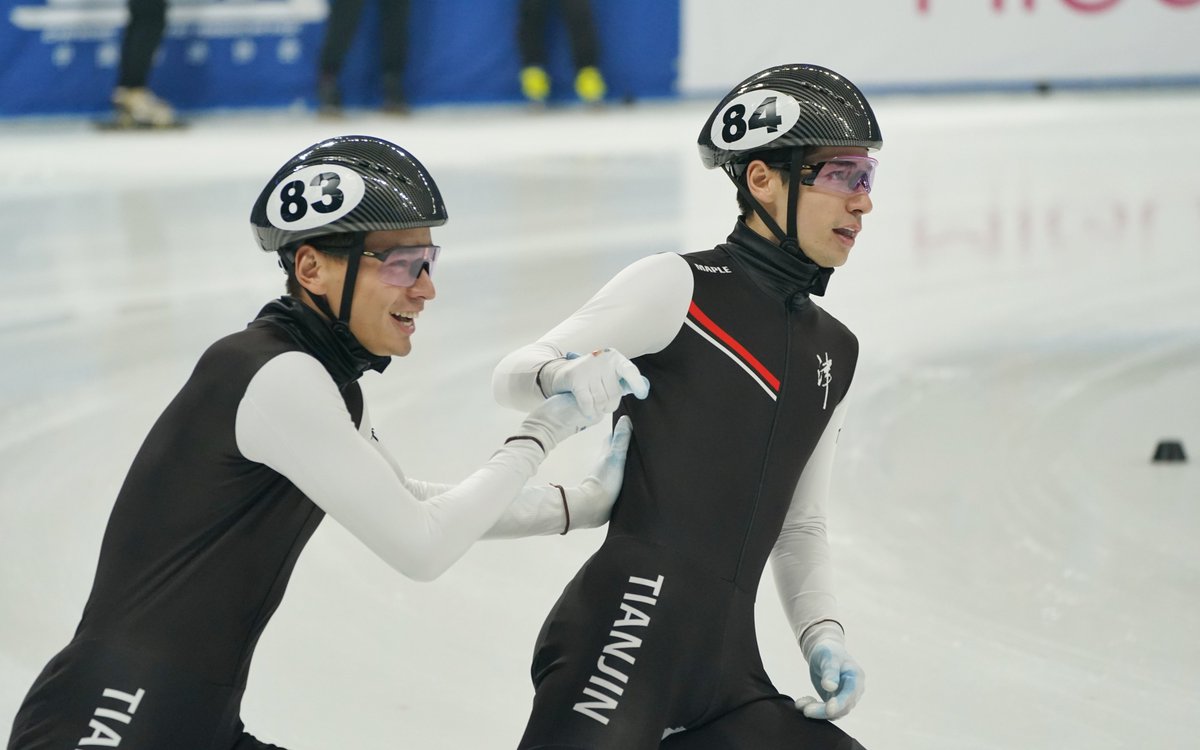 BJNewsWorld's tweet photo. #LiuShaoang won the gold medal at the National Short Track Speed Skating Championships. #LiuShaolin won the silver medal and broke the national record for the event in the semifinals.
https://t.co/LD6TqRdnmf https://t.co/KJrPCTdqU3