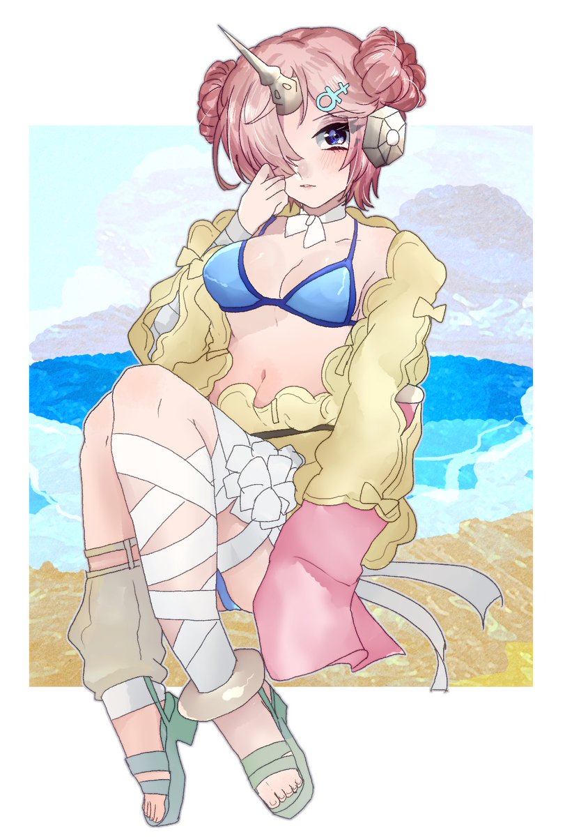 フランケンシュタイン(Fate) 「水着フランちゃん #FGO 」|鷹宮悠くん🏠のイラスト
